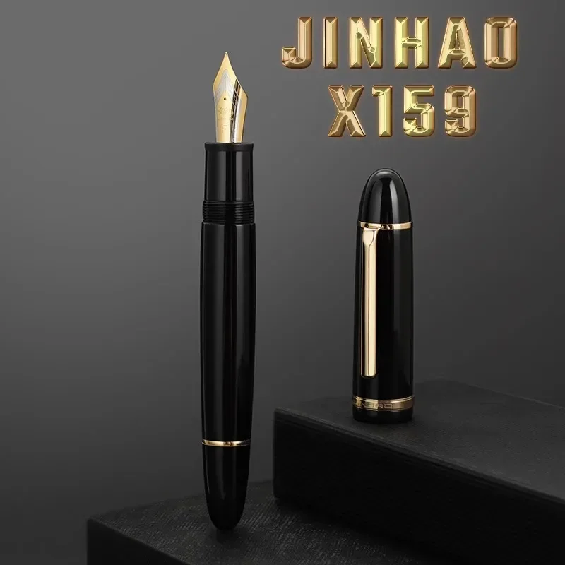 Jinhao X159/159 большая перьевая ручка-торпеда с иридиевым золотом F наконечник 0 5 мм