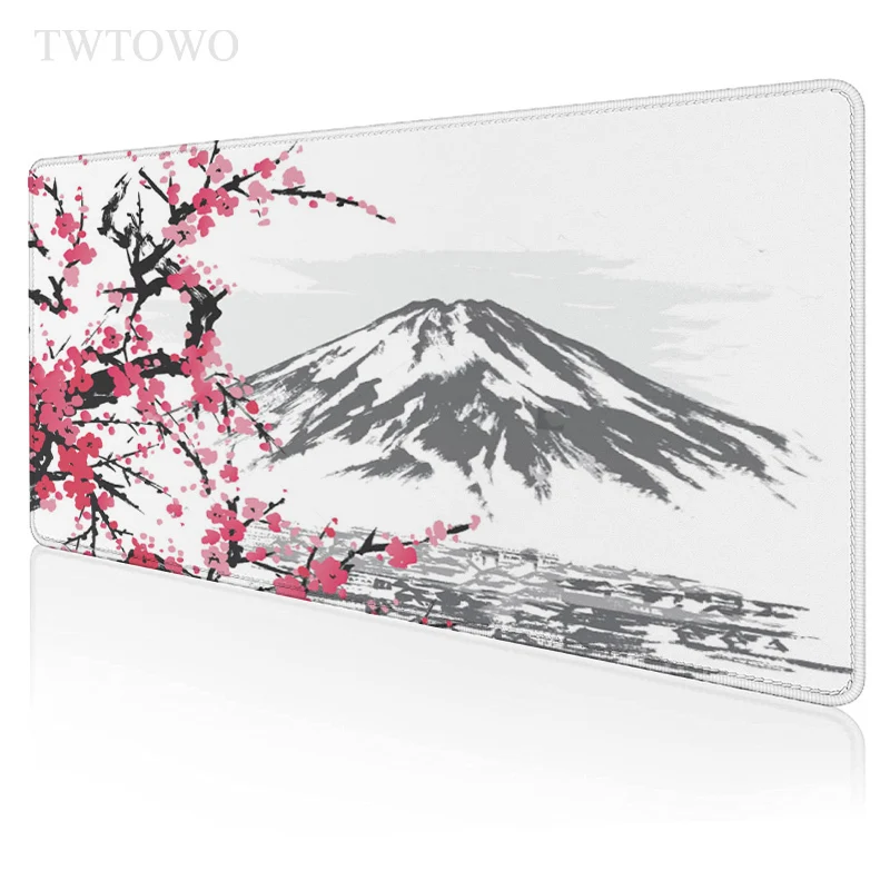 

Mount Fuji Cherry Blossoms Sakura Mouse Pad Gaming XL New HD Custom Mousepad XXL Mouse Mat Soft Anti Slip Carpet Computer
