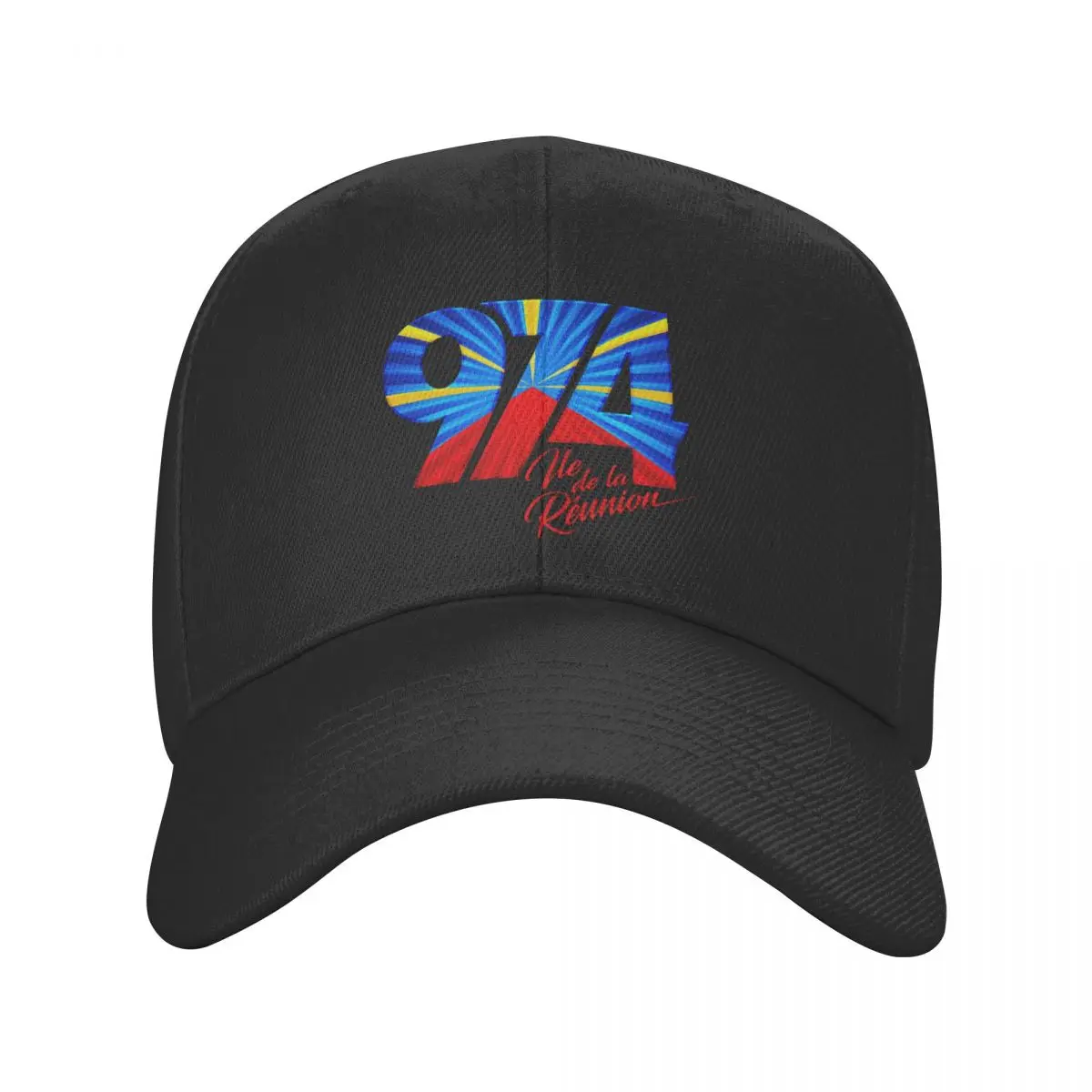 

New 974 Reunion Island Logo Baseball Cap for Men Women Adjustable Reunionese Proud Dad Hat Summer Sports Snapback Caps