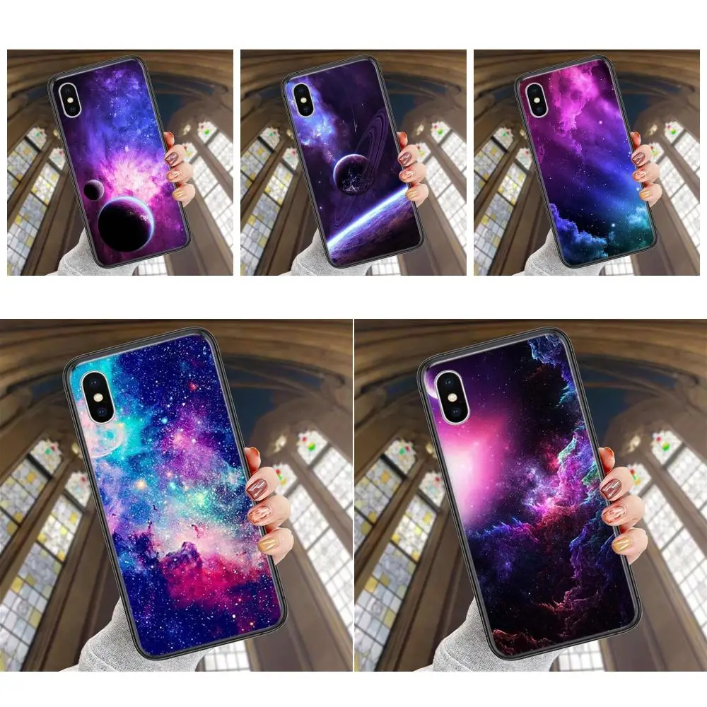 

Мягкий чехол для телефона Huawei Y5, Y5p, Y6, Y6P, Y6s, Y7, Y7a, Y7P, Y9 Lite, Prime Pro 2018, 2019, космос для Galaxy, Вселенная, звезда, Темный
