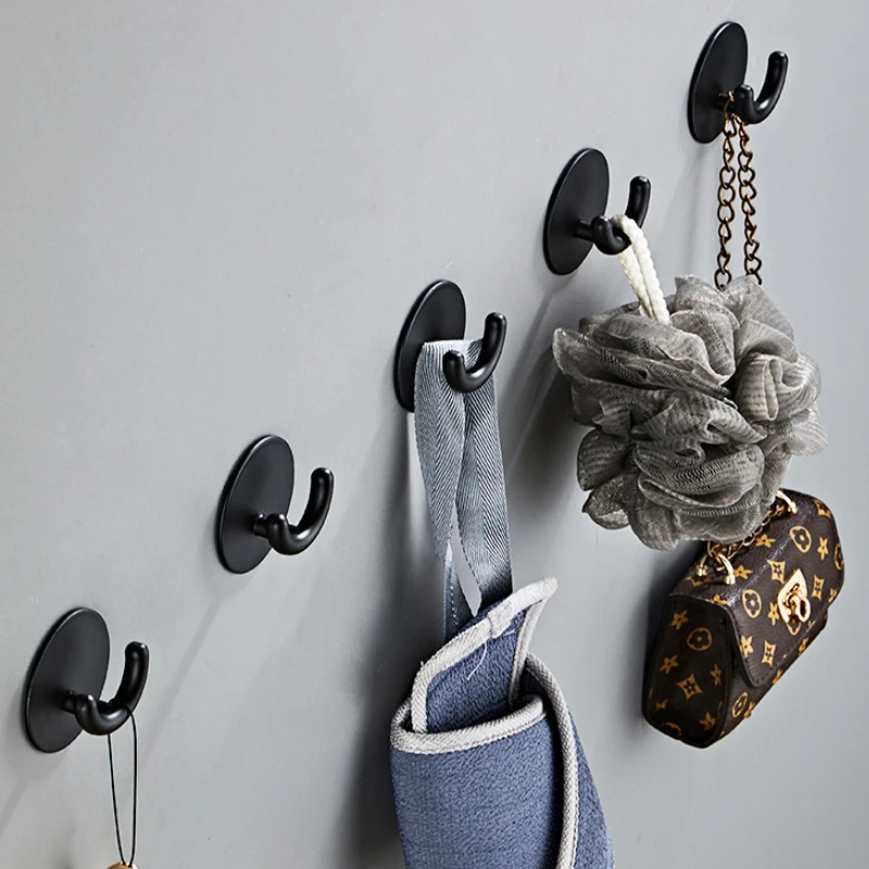 

No Punching Creative Sticky Hook Combination Sticky Hook Super Strong Single Hook Coat and Hat Hanging Towel Hook Key Hook