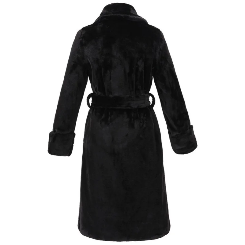 Faux Fur Coat New Autumn Dress Suit Collar Cotton Coat Thickened Long Wool Coat Women's Coat Windbreaker