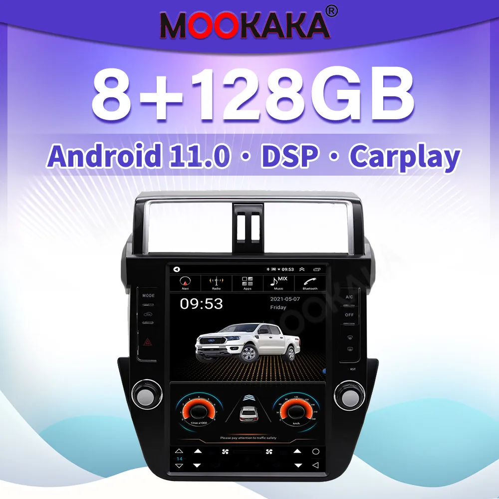 

For Toyota Land Cruiser Prado LC150 2014-2017 Car Radio GPS Navig Multimedia Auto Stereo Head Unit Screen Audio Video Player