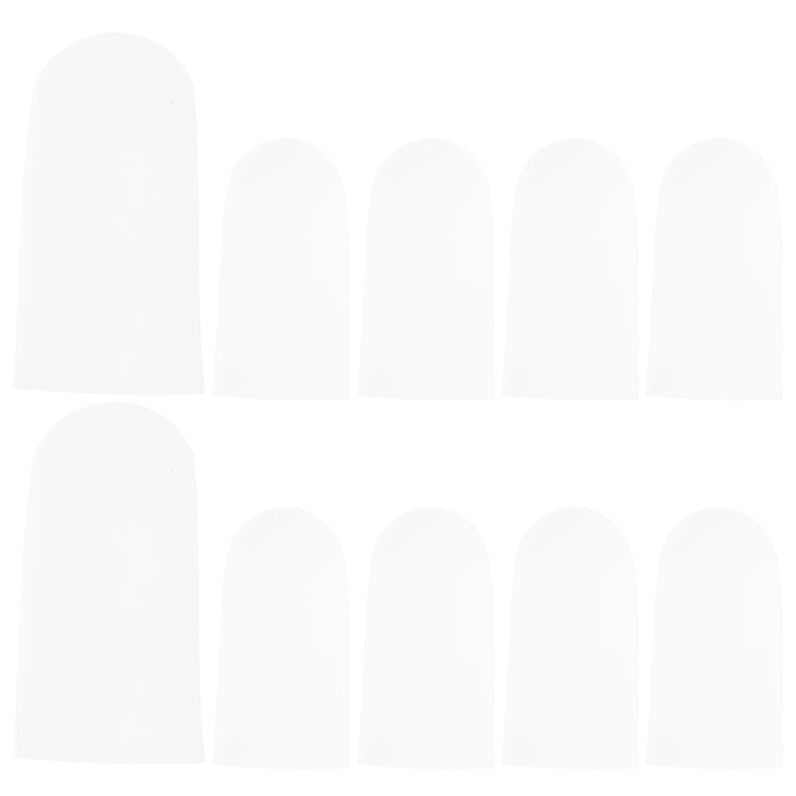 

5 Pairs Silicone Finger Protectors Covers Toe Cap Finger Cots for Trigger Finger Finger Arthritis Ingrown Toenails Corns