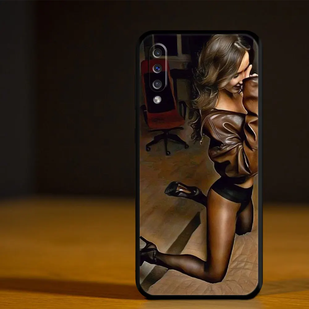 silicon para for samsung note 20 ultra 10 a70 a40 a20s a20e a30 a10 a50 a10s a42 5g m31 hot sexy sleeve tattoo girl coque free global shipping
