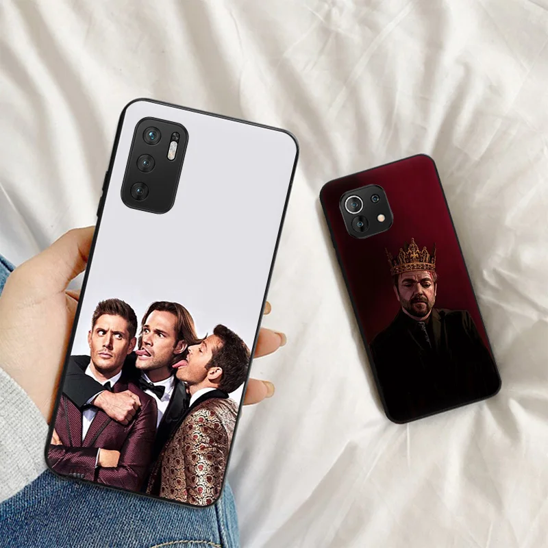 Мягкий чехол для Xiaomi Redmi 10 10c 9a 9t 9 8 Note 11 Pro 5G 11s 11e 10s 11t 9s супернатуральный Черный