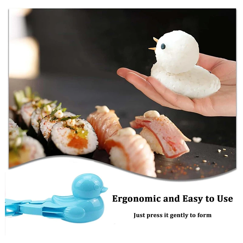 Симпатичная форма для риса в форме утки детская уличная пластиковая машина