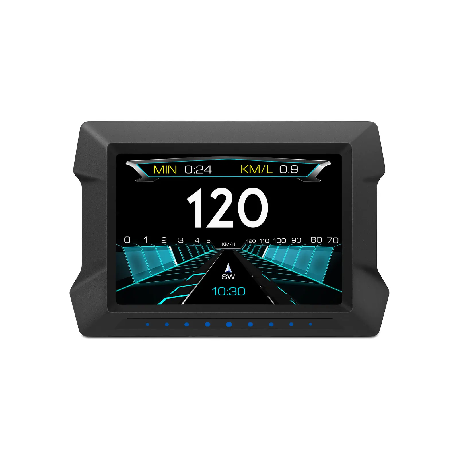OBD + GPS Автомобильный проекционный дисплей Цифровой спидометр Измеритель наклона с сигнализацией превышения скорости Напряжение Температура воды Обмин Бортовой компьютер (art.: 3920cbbe1e6ca) - 3920cbbe1e6ca