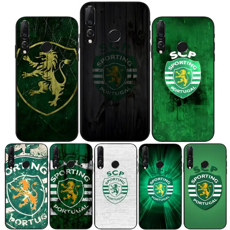 

DIY Customer S-Sporting Lisbons Phone Case For Honor 7A Pro 20 10 Lite 7C 8A 8X 8S 9X 10I 20I Black Soft Silicone Case
