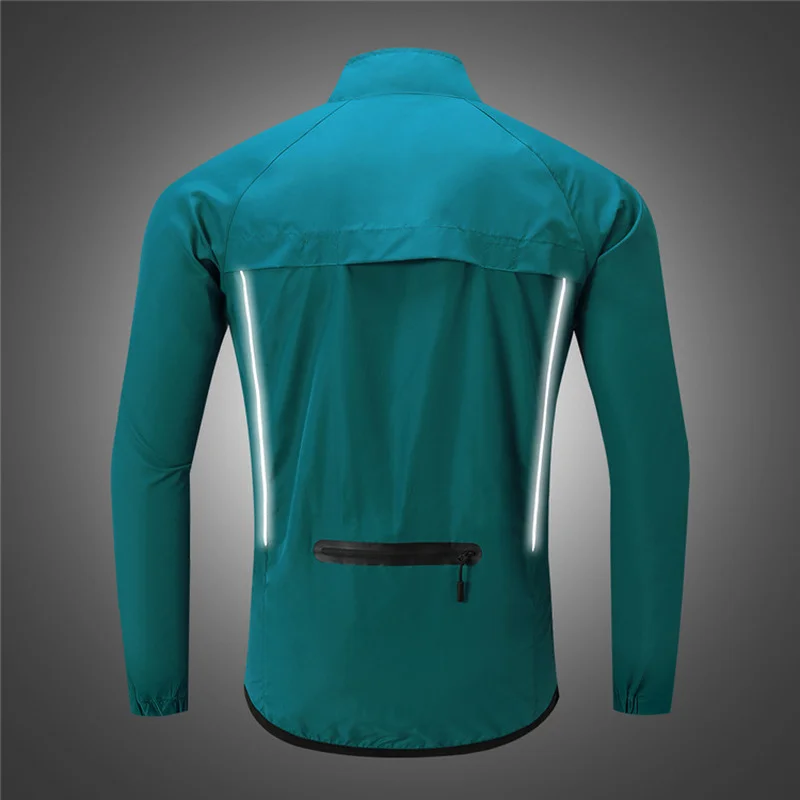 Ветровка Светоотражающая Мужская с длинным рукавом | Спорт и развлечения