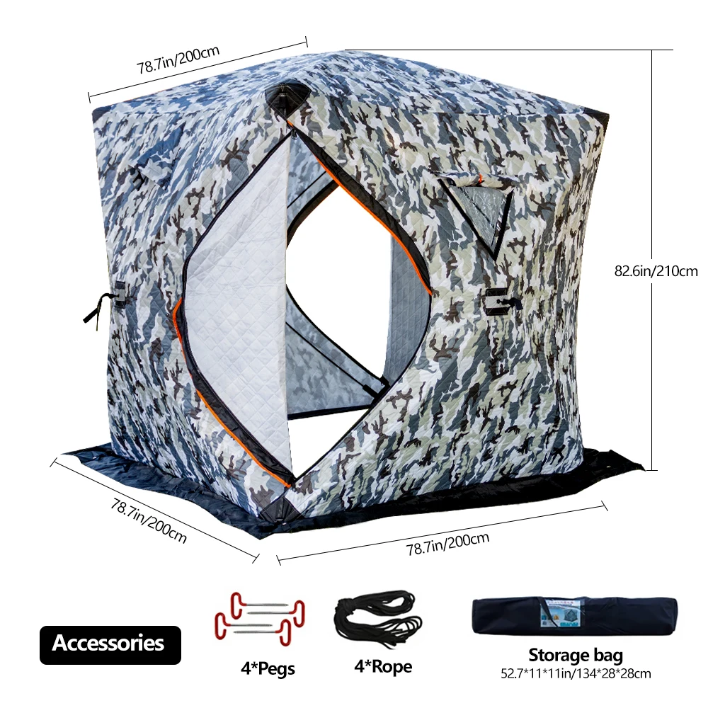 Утолщенная хлопковая палатка для рыбалки