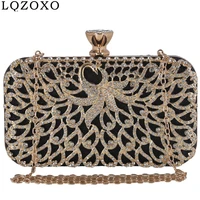 new arrival evening bags rhinestones hollow out style day clutch for party wedding handbags diamonds purse