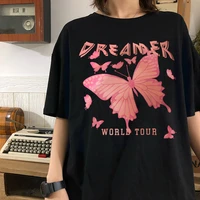 womens t shirts butterfly print streetwear tops oversized t shirt harajuku vintage shirt casual short sleeve woman tops tee