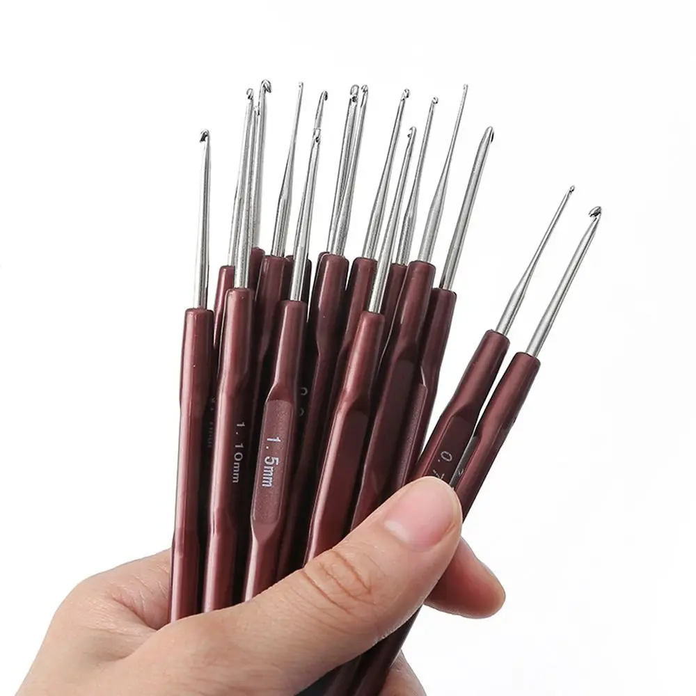 0 5 мм 6 7 8 крючок игла пластиковый вязальный микро плетение волос металлические