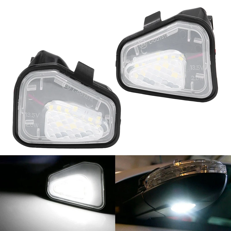 

Светодиодные боковые подсветки для зеркала, лампа для лужайки для CC Passat B7 Scirocco Eos Jetta 2010-2018 3C8945292,3C8945291