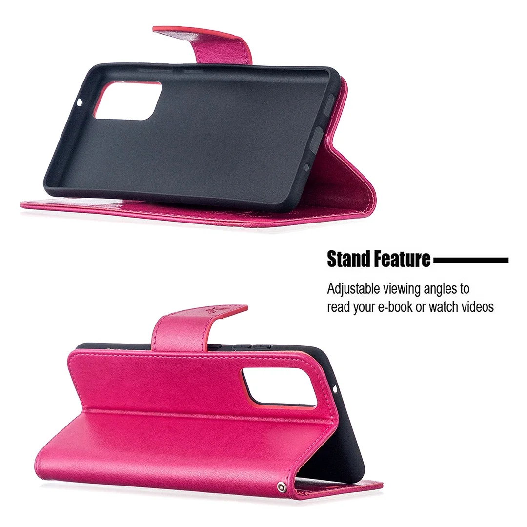 Кожаный чехол-бумажник GO * с защитой от падения чехол-раскладушка для телефона