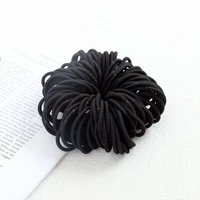 100 pcs black color 50x4mm elastic bands rubber band school kid office home accessories stretchable band sturdy rubber ring