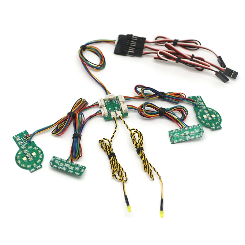 

Передняя Задняя связь, система освещения, светодиодсветильник для Traxxas TRX-4 2021 Bronco 1/10, обновленные детали для радиоуправляемого гусеничного ...