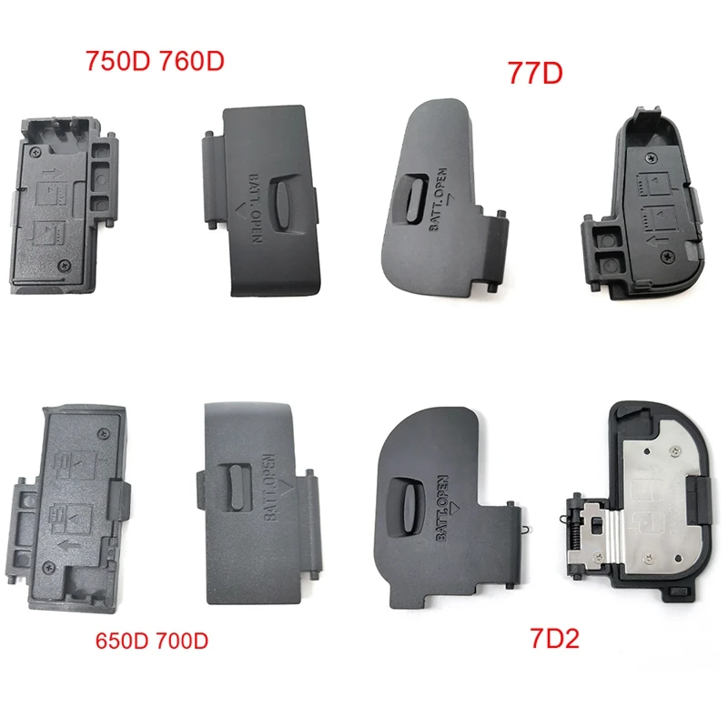 

New Battery Door Cover Camera Battery Door Cover Surrogate Replacement Repair Parts For Canon EOS 750D 760D SLR Digital Camera