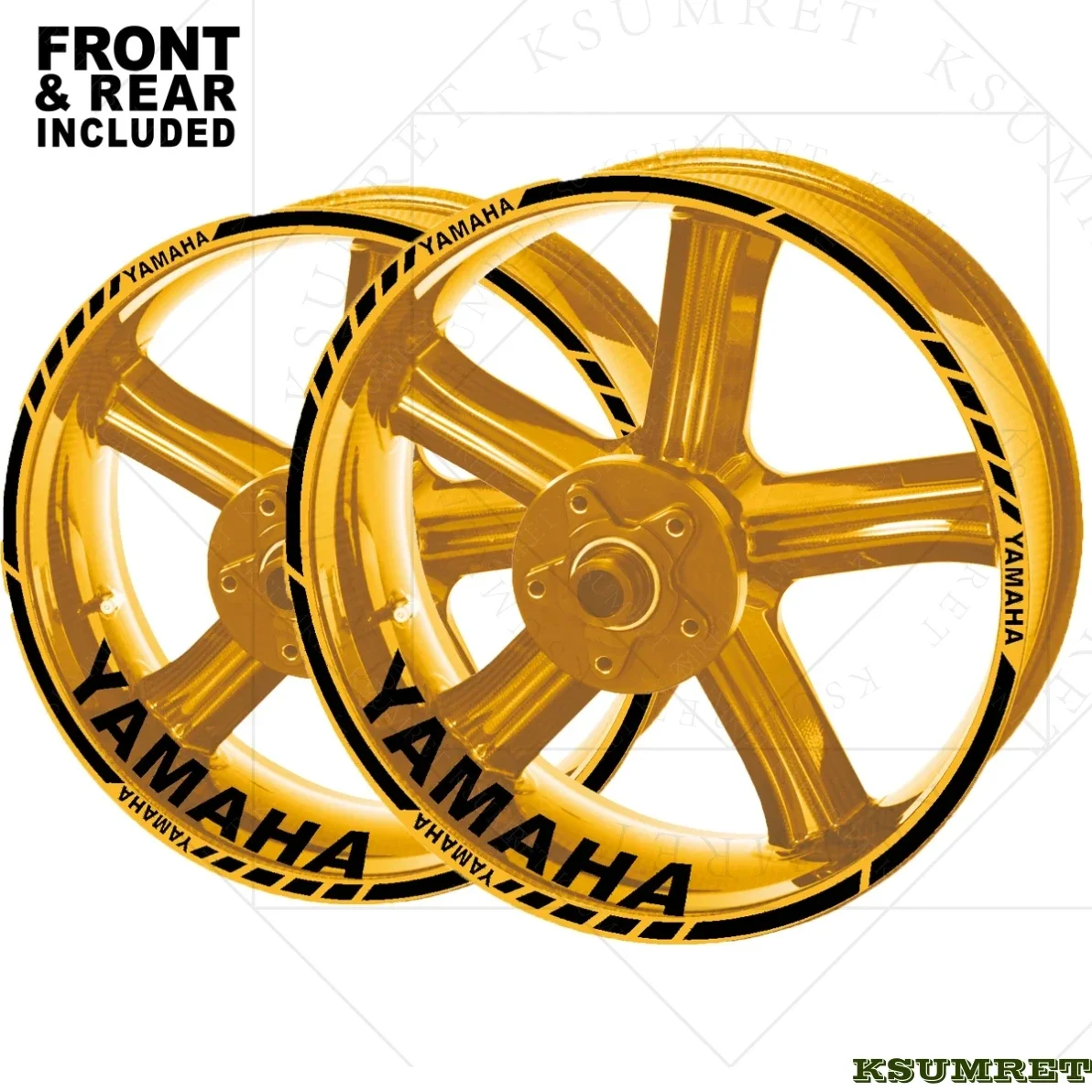 

Виниловые наклейки на колесо Yamaha, водонепроницаемые наклейки на мотоцикл