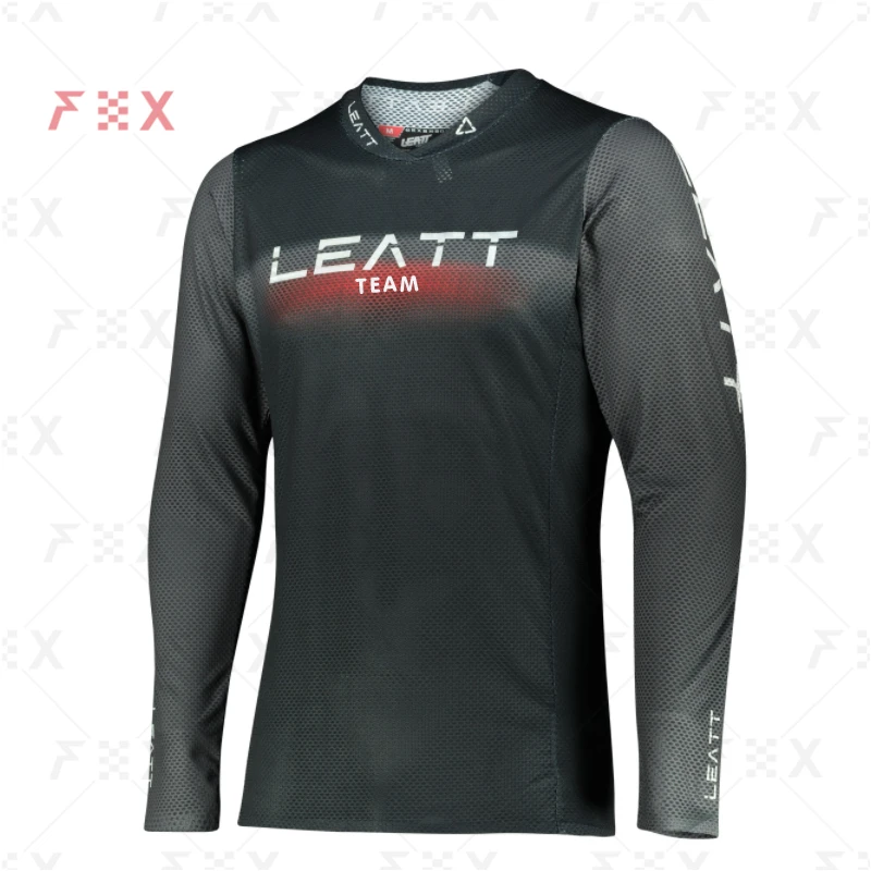 

2022 Men's Downhill Jerseys TEAM Leatt Mountain Bike MTB Shirts Offroad DH Motorcycle Jersey Motocross Sportwear Racing Bike MTB