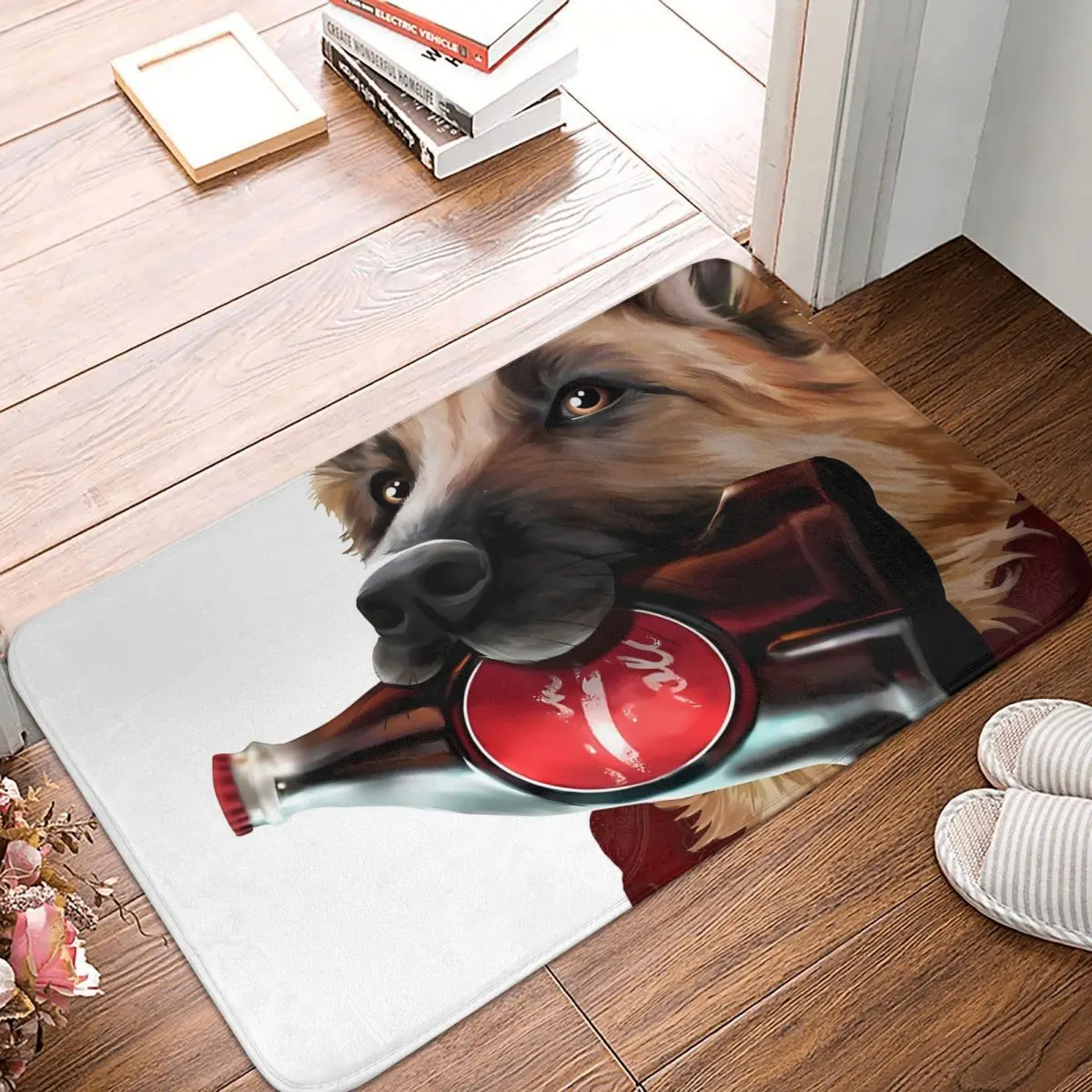 

Dogmeat Fallout Vault Boy Game Non-slip Doormat Carpet Bath Bedroom Mat Outdoor Indoor Decor