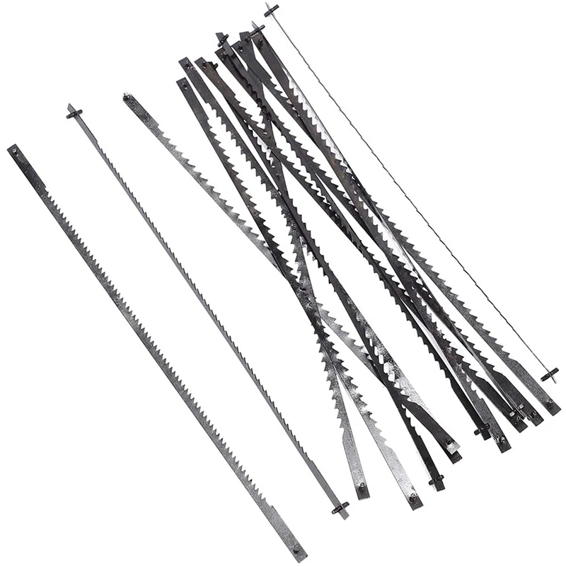 

72Pcs 5 Inch Pinned Scroll Saw Blades TPI 10/15/18/24 Power Tools Accessories For Woodworking For Diyers