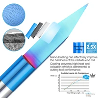 Фрезы XCAN 10 шт. 3,175 мм 10/15/20/25° для дерева, акрила, МДФ, ПВХ#2