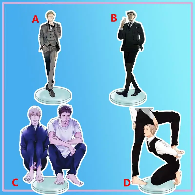 

Anime Stand Saezuru Tori wa Habatakanai Yashiro Doumeki Chikara Acrylic Figure Display Desktop Decoration 15cm