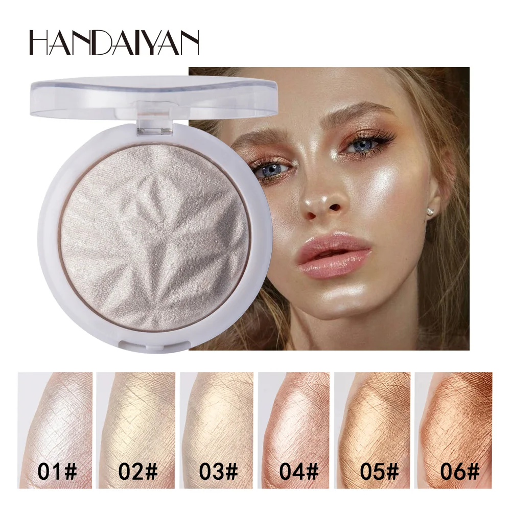 

HANDAIYAN Facial Polarized Long-lasting Brightening Fixing Makeup Highlighter Diamond Body Contour Glow Corrector