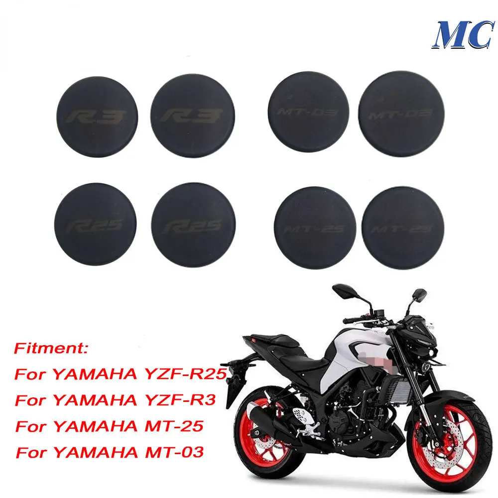

Набор крышек с отверстиями для рамы, Набор декоративных крышек для рамы YAMAHA YZF R25 R3