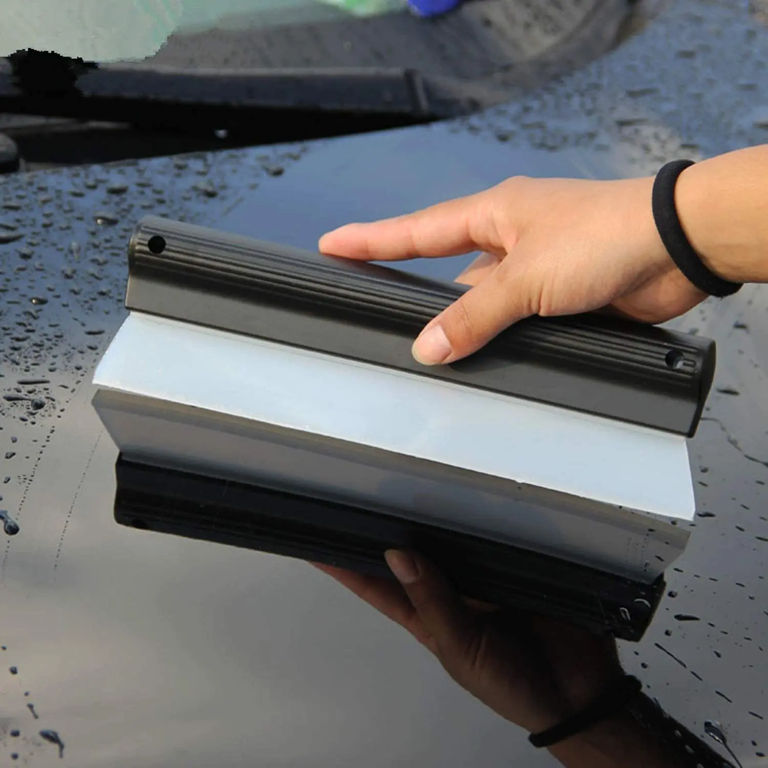 

Non-Scratch Flexible Soft Silicone Handy Squeegee Car Wrap Tools Water Window Wiper Drying Blade Clean Scraping Film Scraper