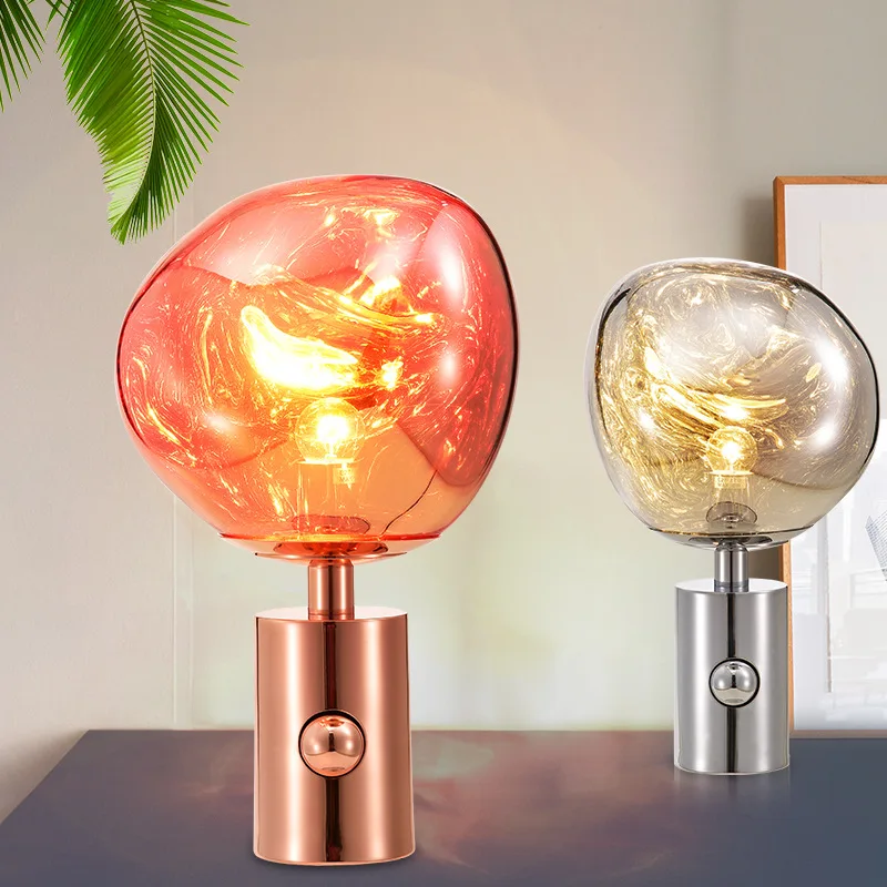 

Modern Led Table Lamp Designer Acrylic Lava Light For Living Room Bedroom Bedside Bar Decor Desk Lamp Nordic Home Fixtures