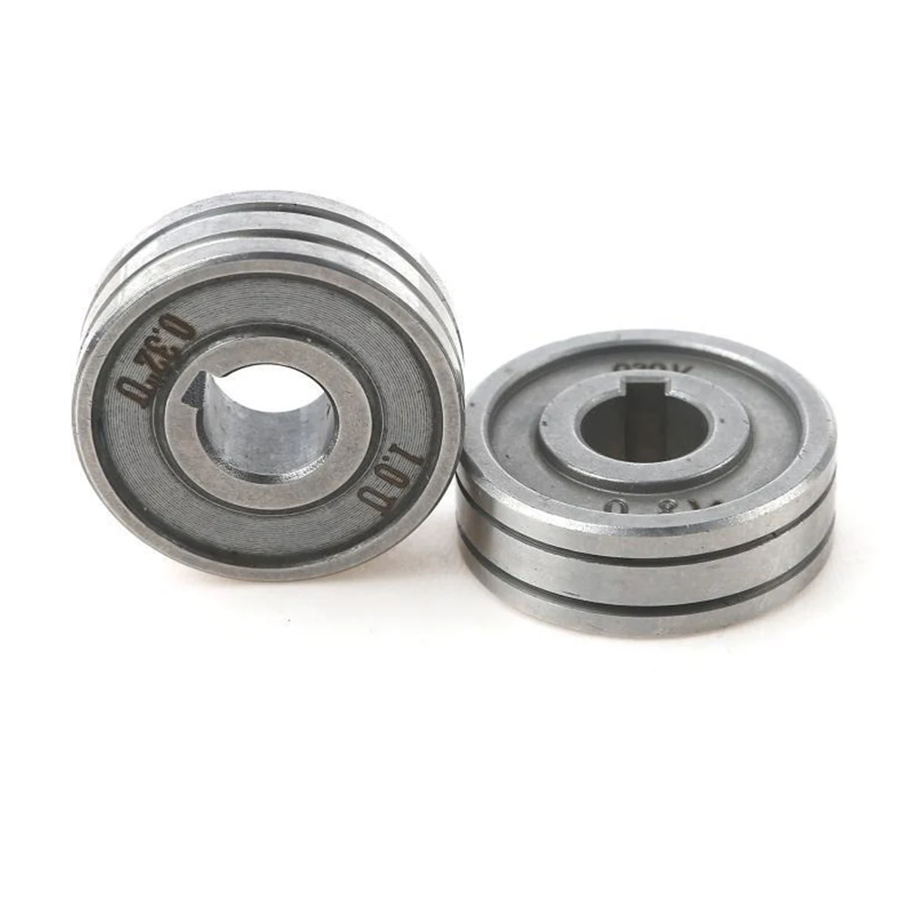 Направляющее колесо ролика подачи проволоки, серебряная V-образная канавка/U-образная канавка 0,6/0,8/1,0 мм, 1 шт., замена 2022 для сварки MIG