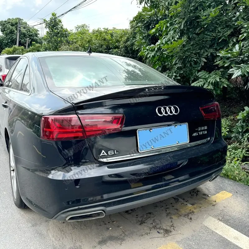 Спойлер-диффузор на крышку багажника в стиле HK для AUDI A6 S6 C7 Sedan 2012-2018, автозапчасти (art.: 3920daf474d2e) - 3920daf474d2e