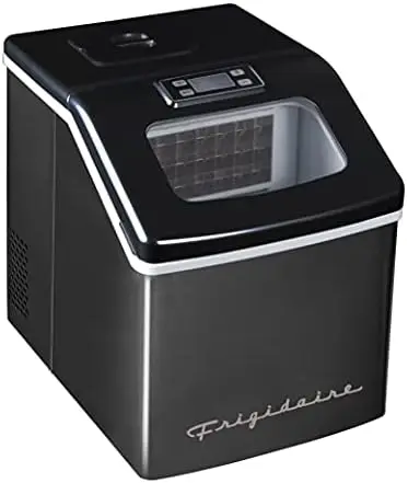 

40 Lbs Extra Large Clear Maker, Stainless Steel, Makes Square Ice