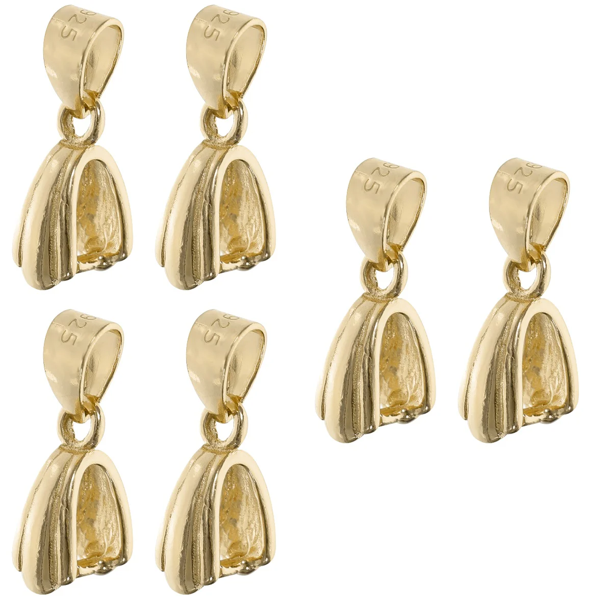 

Зажимы для подвесок, заклепки для изготовления ювелирных изделий, замысловатые серебряные вешалки, товары для рукоделия, застежки, соедини...