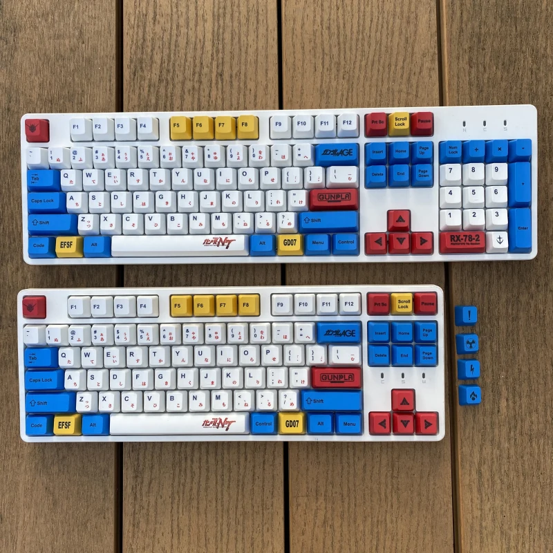 

Новое поступление 61/87/104/108 раскладные колпачки клавиш PBT Материал OEM высота тема Сублимация Непрозрачный персонализированный для механичес...