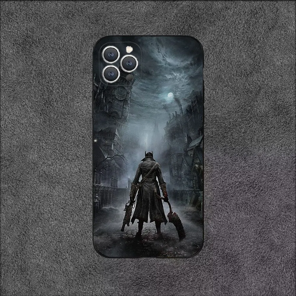 Чехол для телефона Game D-Dark S-Souls iPhone 15 14 13 12 11 Plus Pro Max XS X XR SE Mini 8 7 мягкий силиконовый