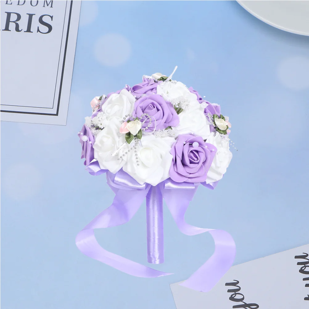 

Wedding Bouquets Bride Rose Decor Wedding Bouquets Bridal Bouquet Bridesmaids Flowers Bouquets Bridal Flower False Bouquet Bride