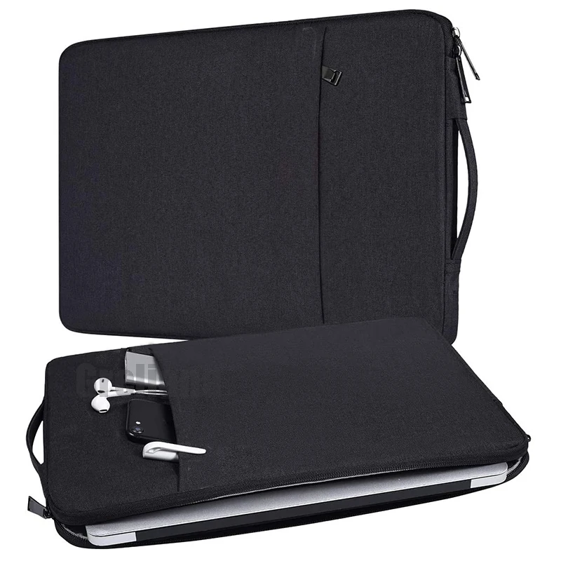 

Laptop Sleeve Bag with Pocket for MacBook Air Pro Ratina 11.6/13.3/15.6 inch 11/12/13/14/15 inch Notebook Case Cover for Dell HP