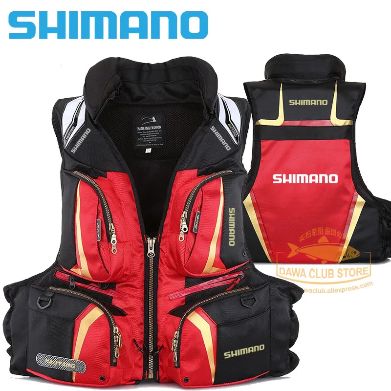 

2022 New GAMAKATSU Life Vest Fishing Life Jacket High Buoyancy Sea Life Jacket Large size 120 Kg Multi-pocket Light Life Jacket
