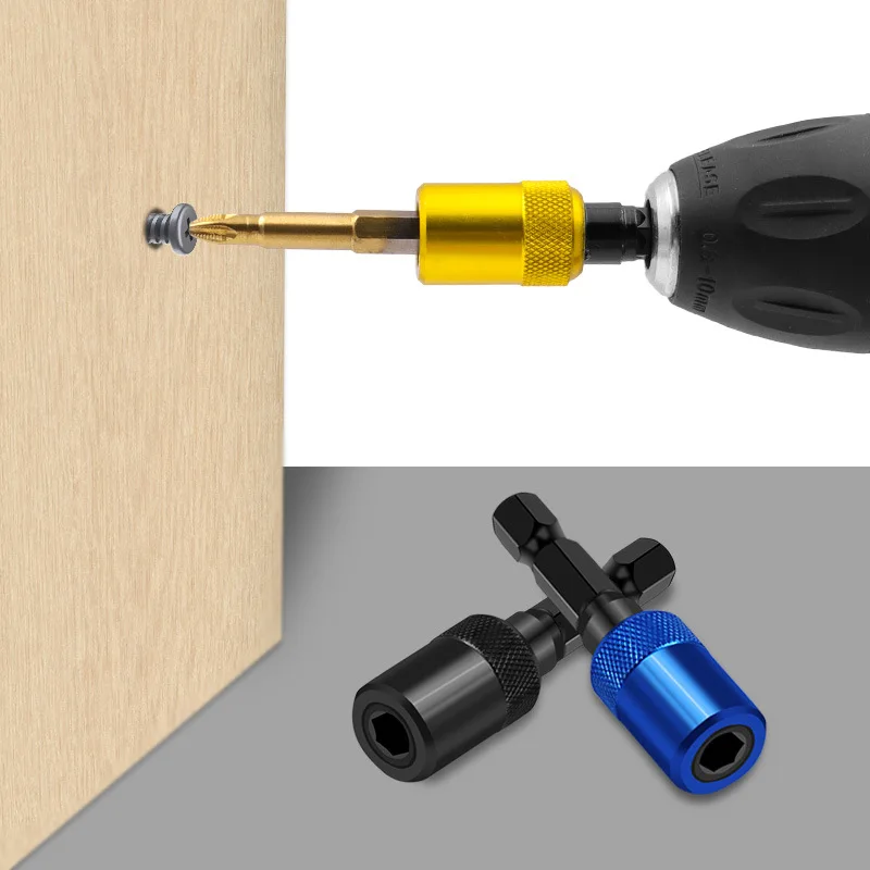 

Quick Release 1/4 Extension Rod Screwdriver Base Hexagonal Shank Screw Bit Holder Drill Bit