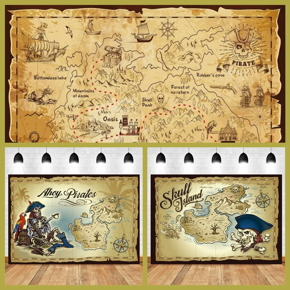 

Ретро навигация пиратский Декор Старая карта мира фон для фотосъемки фотостудия фон фотозона