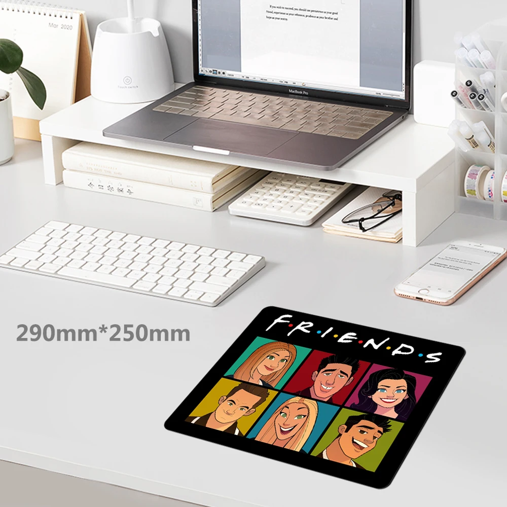 

High Quality TV Friends Customized MousePads Computer Laptop Anime Mouse Mat Top Selling Wholesale Gaming Pad mouse