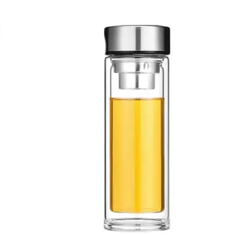 

Double-layer Glass Water Cup High-end Office Cup Water Cup Men and Women Tea Cup Business Cup Beaker Bottom Cup Thickened