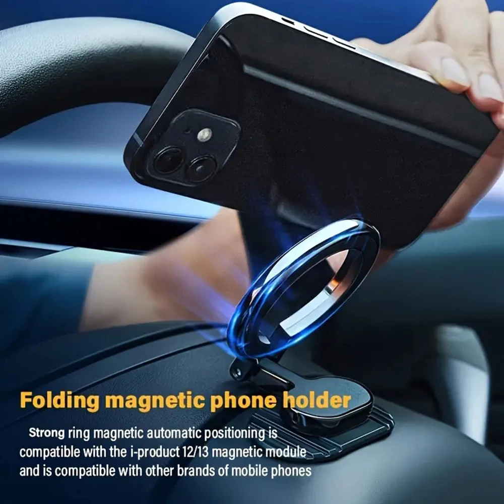 Магнитное автомобильное крепление цельнометаллический сильнейший магнит