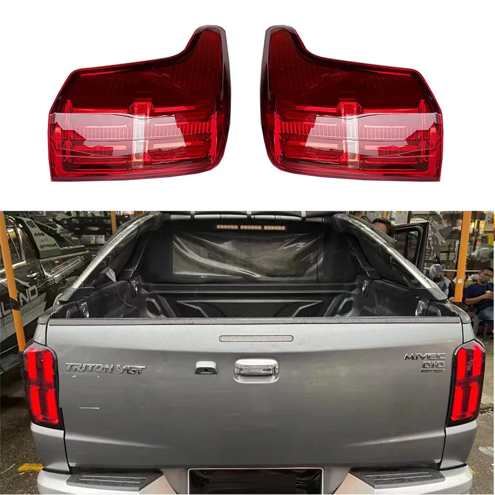 Автомобисветодиодный светодиодные лампы в сборе, задние фонари, фонари заднего хода, указатели поворота Для Mitubishi Triton L200 2015-2018