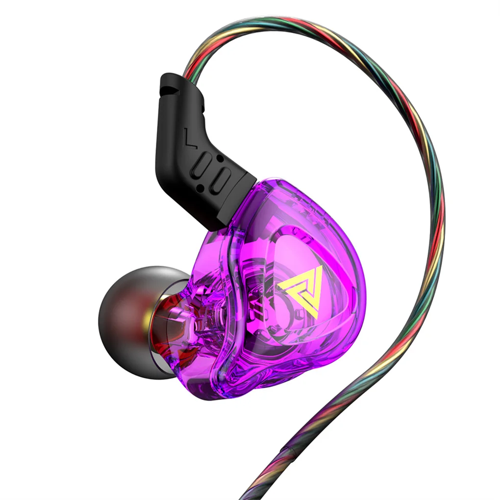 

Wired Earphone 1.2m Colorful Button Control Dynamic HiFi Earbud Music Listening Video Watching In-ear Headset Blue
