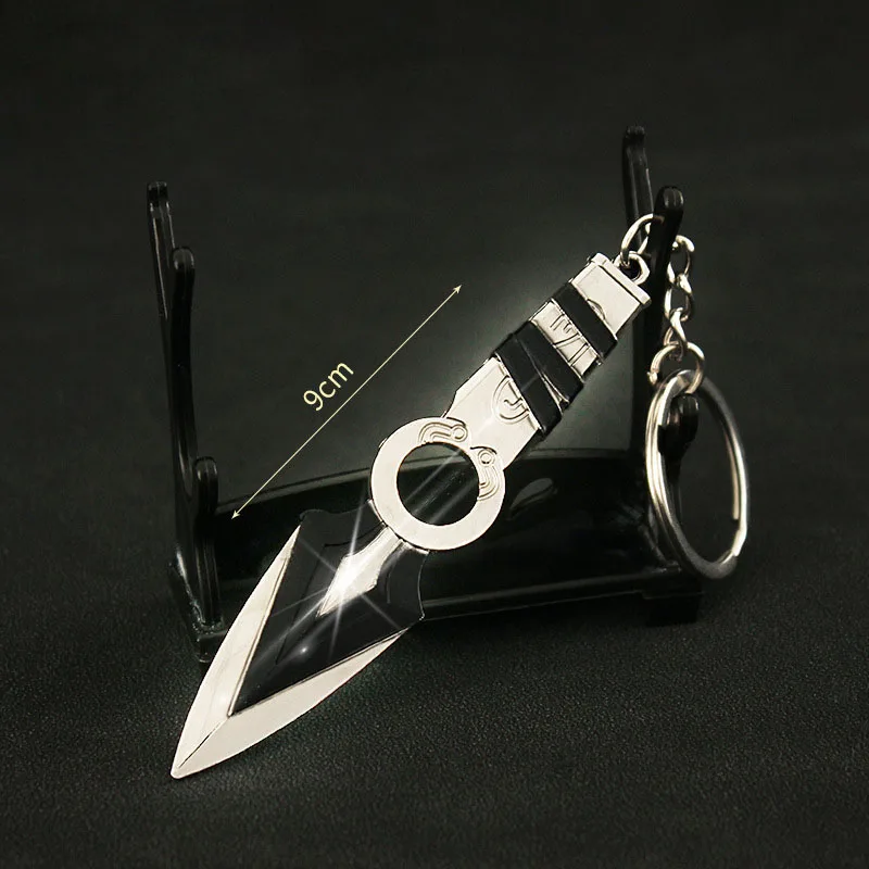 

Valorant Weapon Keychain Jett Kunai 9cm Model Melee Reaver Knife Alloy Metal Game Peripheral Samurai Sword Gifts Toys For Boys